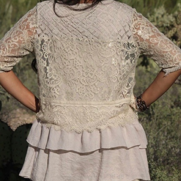 BOHO crochet fringe Tunic/Dress Selfie Couture by Trendology - Picture 2 of 9